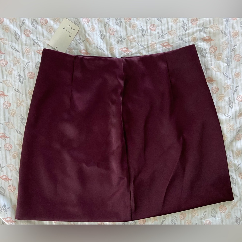 Target Deep Burgundy Mini Skirt